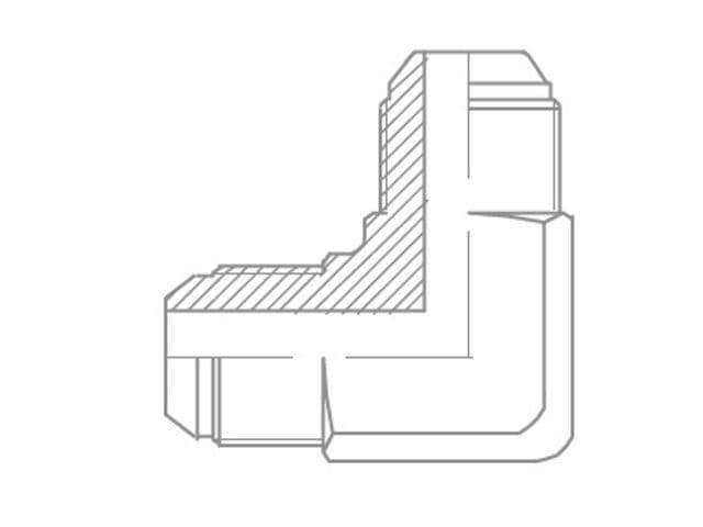 Adaptador Cotovelo 90º JIC-JIC