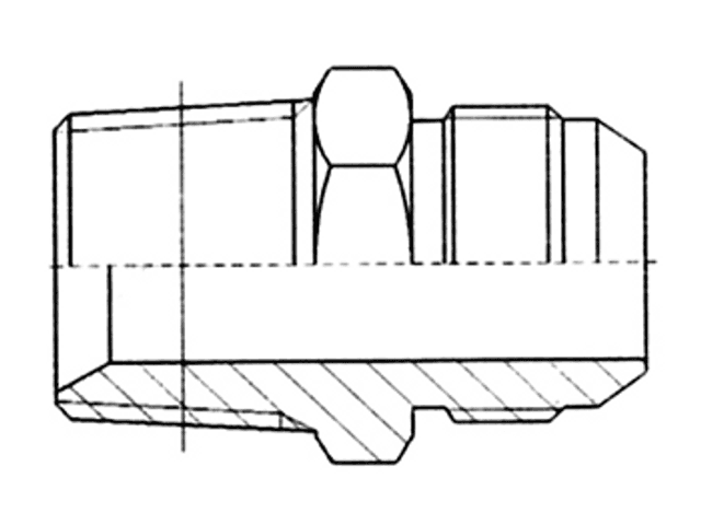 Adaptador Reto JIC-NPT