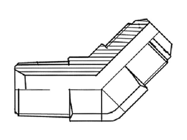 Cotovelo 45º NPT-JIC