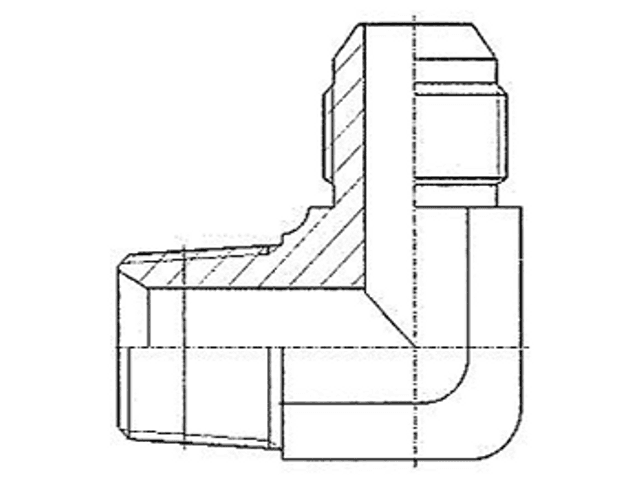 Cotovelo 90º JIC-NPT