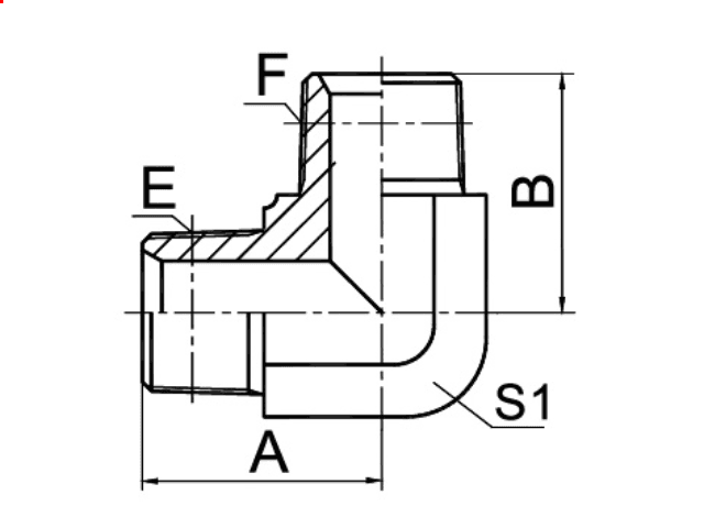 Adaptador Cotovelo 90º Macho NPT