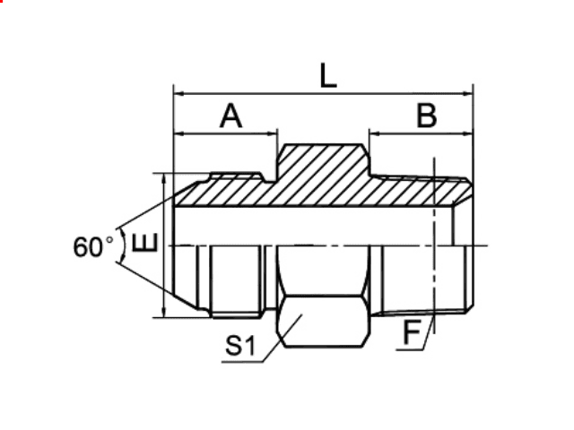 Adaptador Macho JIC-NPT