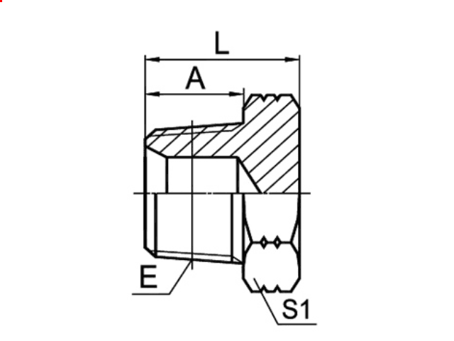 Adaptador Tampão Macho BSP