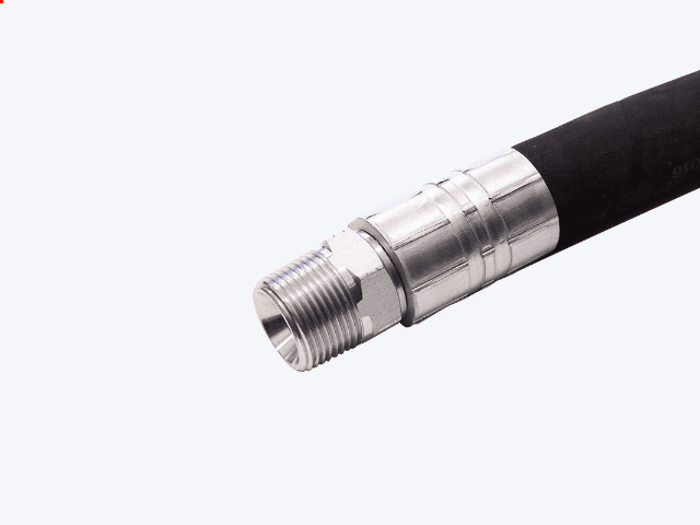 Mangueira Hidraúlica montada com Capa skive