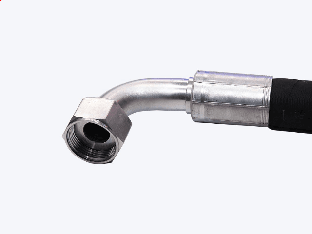 Mangueira Hidraúlica montada com Curva 90º FG ORFS